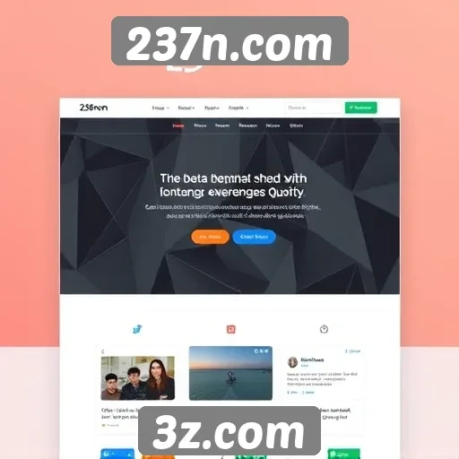 Evolução da interface do usuário no site 237n.com